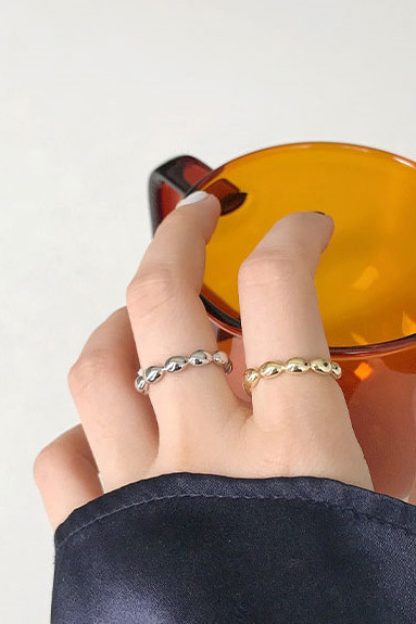 [해외/수입] 등장했어 동글디자인 멀티 기본심플 반지
