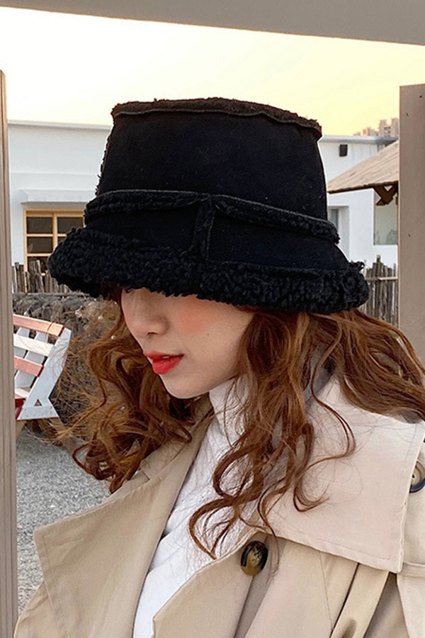 [해외/수입] 활용도갑 양면디자인 따수미 벙거지 모자 (낙타,블랙,아이보리,딥커피)